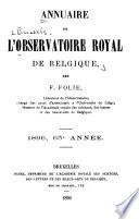Annuaire de l'Observatoire royal de Belgique