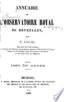 Annuaire de l'Observatoire royal de Bruxelles