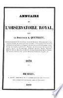 Annuaire de l'Observatoire Royal de Bruxelles