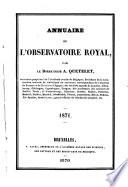 Annuaire de l'Observatoire Royal de Bruxelles