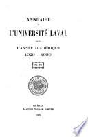 Annuaire de l'Université-Laval