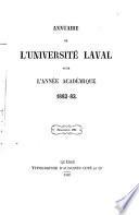 Annuaire de l'Université Laval