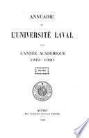 Annuaire de l'Université-Laval