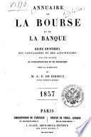 Annuaire de la bourse et de la banque