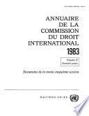 Annuaire de la Commission du Droit International 1983, Vol. II, Partie 1