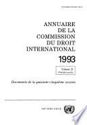 Annuaire de la Commission du Droit International 1993, Vol. II, Partie 1