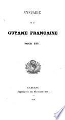 Annuaire de la Guyane francʹaise
