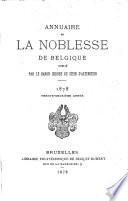 Annuaire de la noblesse de Belgique