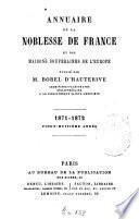 Annuaire de la noblesse de France et des maisons souveraines de l'Europe