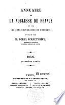 Annuaire de la noblesse de France