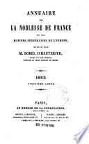 Annuaire de la noblesse de France