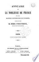 Annuaire de la noblesse de France