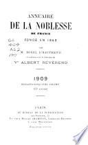 Annuaire de la pairie et de la noblesse de France, des maisons souveraines de l'Europe et de la diplomatie