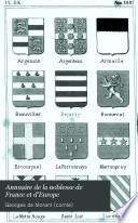 Annuaire de la pairie et de la noblesse de France, des maisons souveraines de l'Europe et de la diplomatie