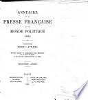 Annuaire de la presse française et du monde politique