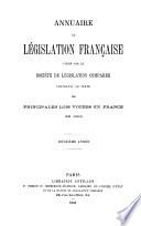 Annuaire de législation française