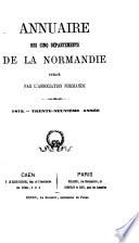 Annuaire des cinq départements de la Normandie