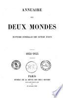 Annuaire des deux mondes histoire générale des divers états