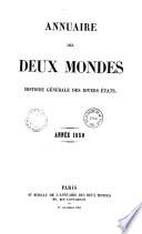 Annuaire des deux mondes