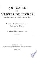 Annuaire des ventes de livres