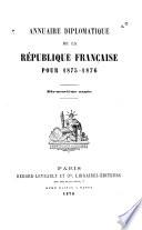 Annuaire diplomatique et consulaire de la République Française