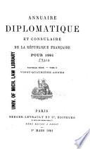 Annuaire diplomatique et consulaire de la République Française