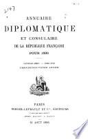 Annuaire diplomatique et consulaire de la République Française