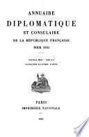 Annuaire diplomatique et consulaire de la République française pour ...