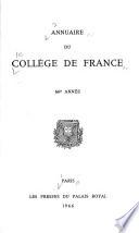 Annuaire du Collège de France