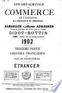 Annuaire du commerce Didot-Bottin. Etranger