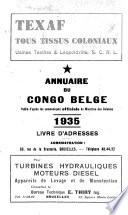 Annuaire du Congo belge