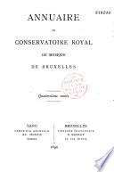 Annuaire du Conservatoire royal de musique de Bruxelles