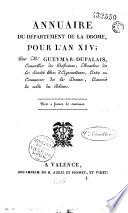 Annuaire du département de la Drôme pour l'an XIV