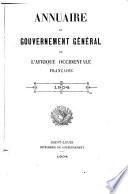 Annuaire du Gouvernement général de l'Afrique occidental française
