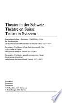 Annuaire du théâtre suisse