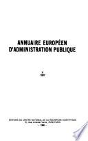 Annuaire européen d'administration publique