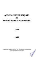 Annuaire français de droit international