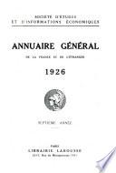 Annuaire général de la France et de l'étranger
