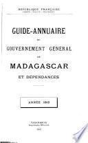 Annuaire général de Madagascar et dependances