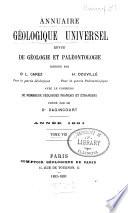 Annuaire géologique universel et guide de géologue autour de la terre