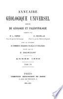 Annuaire géologique universel