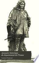 Annuaire historique du departement de l'Yonne