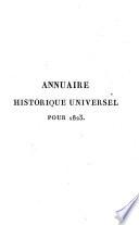 Annuaire historique universel