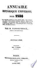 Annuaire historique universel