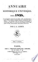 Annuaire historique universel, ou, Histoire politique