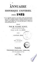 Annuaire historique universel, pour ... par C. L. Lesur. - 1819-1830; n. s. 1831-1839