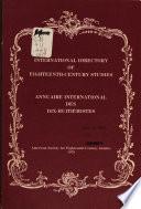 Annuaire International Des Dix-huitiémistes