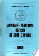 Annuaire maritime officiel de la République de Côte d'Ivoire