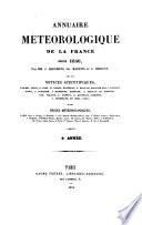 Annuaire meteorologique de la France pour 1849