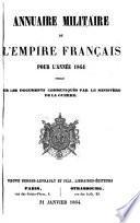Annuaire militaire de l'Empire francais